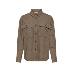 Jacqueline De Yong Beige Recycled Cotton Shirt -   -  Jacqueline De Yong.