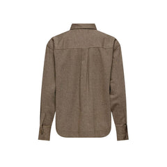 Jacqueline De Yong Beige Recycled Cotton Shirt -   -  Jacqueline De Yong.