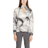Rinascimento Gray Viscose Blouse -   -  Rinascimento.