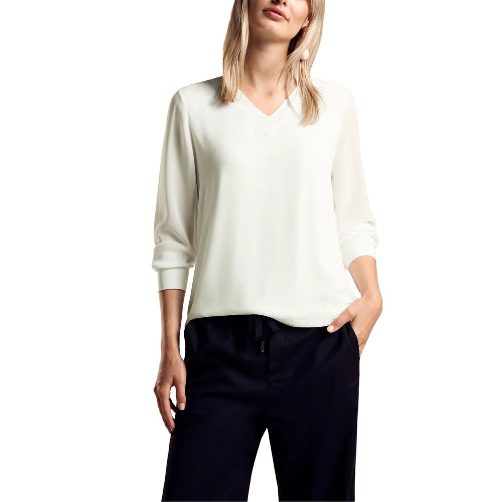 Street One White Viscose Blouse -   -  Street One.
