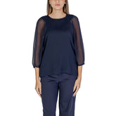 Street One Blue Polyester Blouse -   -  Street One.