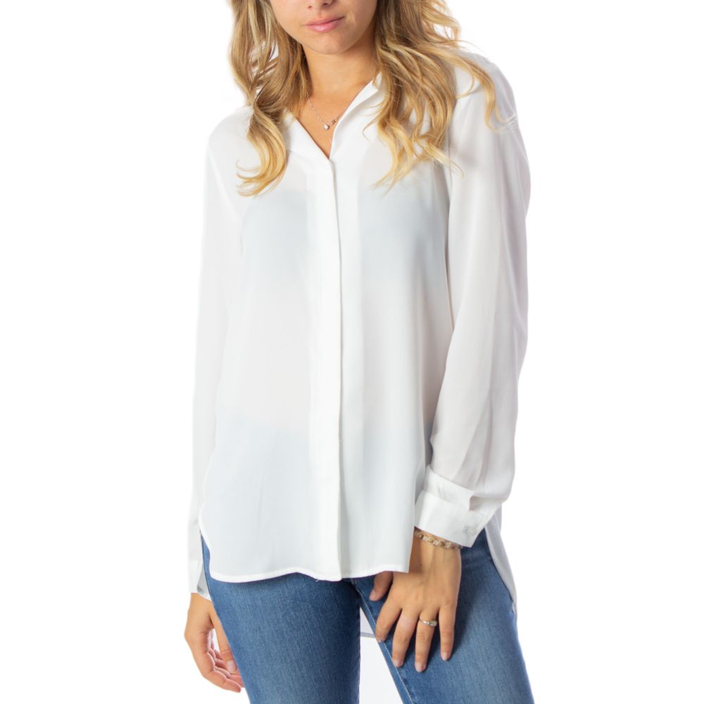 Vila Clothes Cream Polyester Shirt -   -  Vila Clothes.