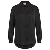 Vila Clothes Black Polyester Shirt -   -  Vila Clothes.