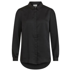 Vila Clothes Black Polyester Shirt -   -  Vila Clothes.