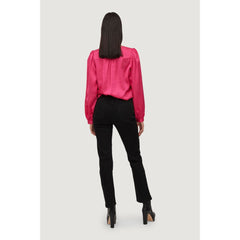 Vila Clothes Pink Polyester Blouse -   -  Vila Clothes.