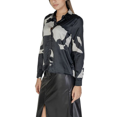 Only Black Recycled Polyester Shirt -   -  Only.