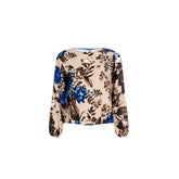 Rinascimento Blue Polyester Blouse -   -  Rinascimento.