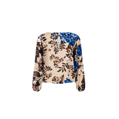 Rinascimento Blue Polyester Blouse -   -  Rinascimento.