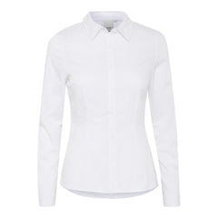 ICHI White Cotton Shirt -   -  ICHI.