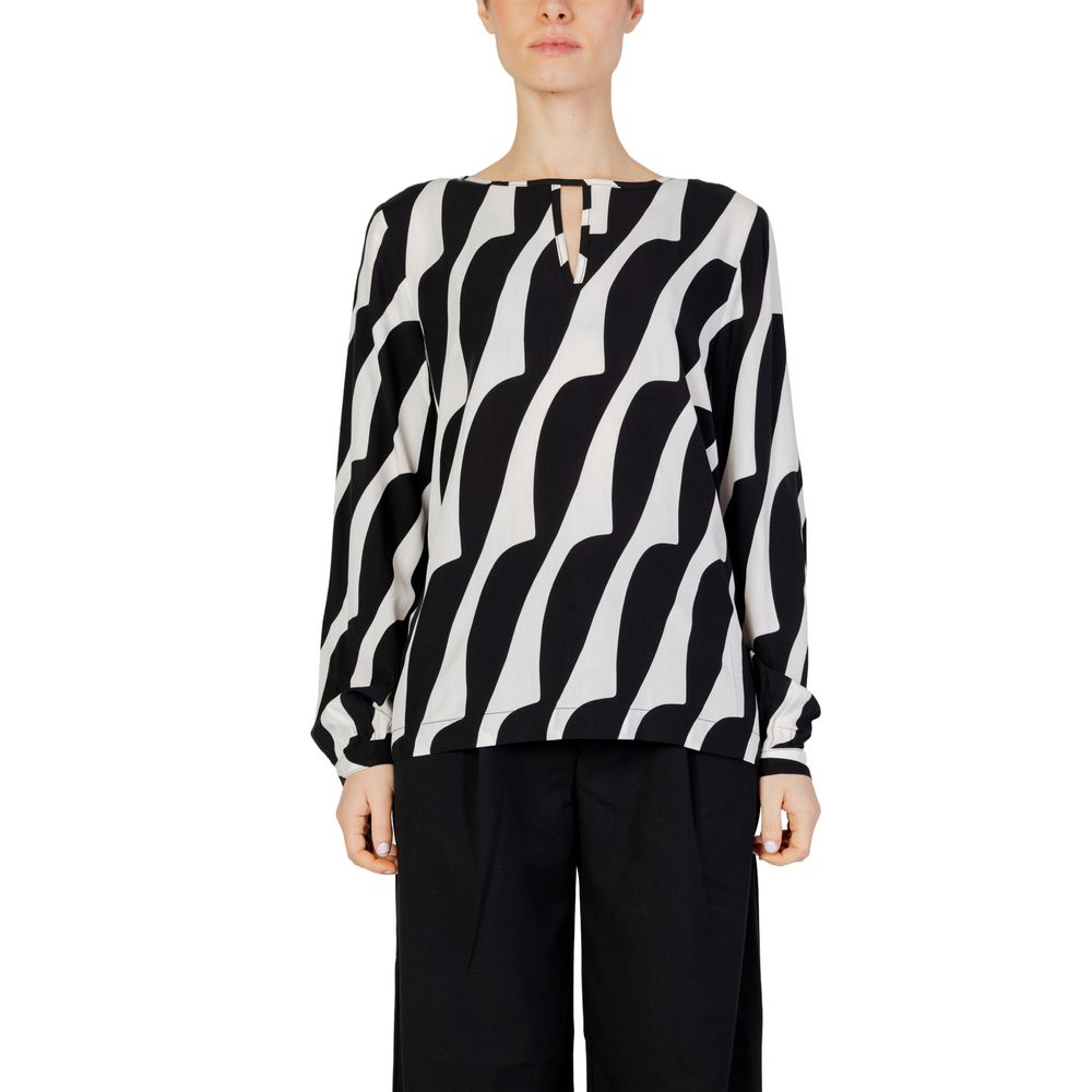 Street One Black Viscose Blouse -   -  Street One.