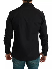 Dolce & Gabbana Blue Cotton Striped Pajama Lounge Shirt -   -  Dolce & Gabbana.