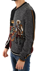 Dolce & Gabbana Multicolor KING Knight Monkey Knitted Cashmere Wool Sweater -   -  Dolce & Gabbana.