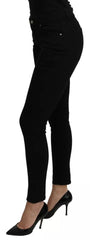 Dolce & Gabbana Black Mid Waist Slim Denim Cotton Stretch Jeans -   -  Dolce & Gabbana.