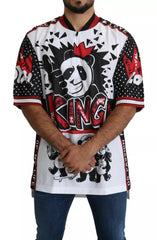 Dolce & Gabbana White King Panda Polyester T-shirt Top -   -  Dolce & Gabbana.