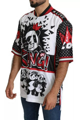 Dolce & Gabbana White King Panda Polyester T-shirt Top -   -  Dolce & Gabbana.