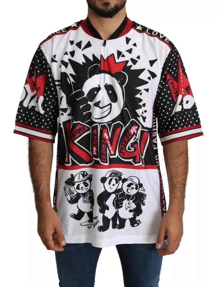 Dolce & Gabbana White King Panda Polyester T-shirt Top -   -  Dolce & Gabbana.