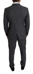 Dolce & Gabbana Gray Wool Men Formal 2 Piece MARTINI Suit -   -  Dolce & Gabbana.