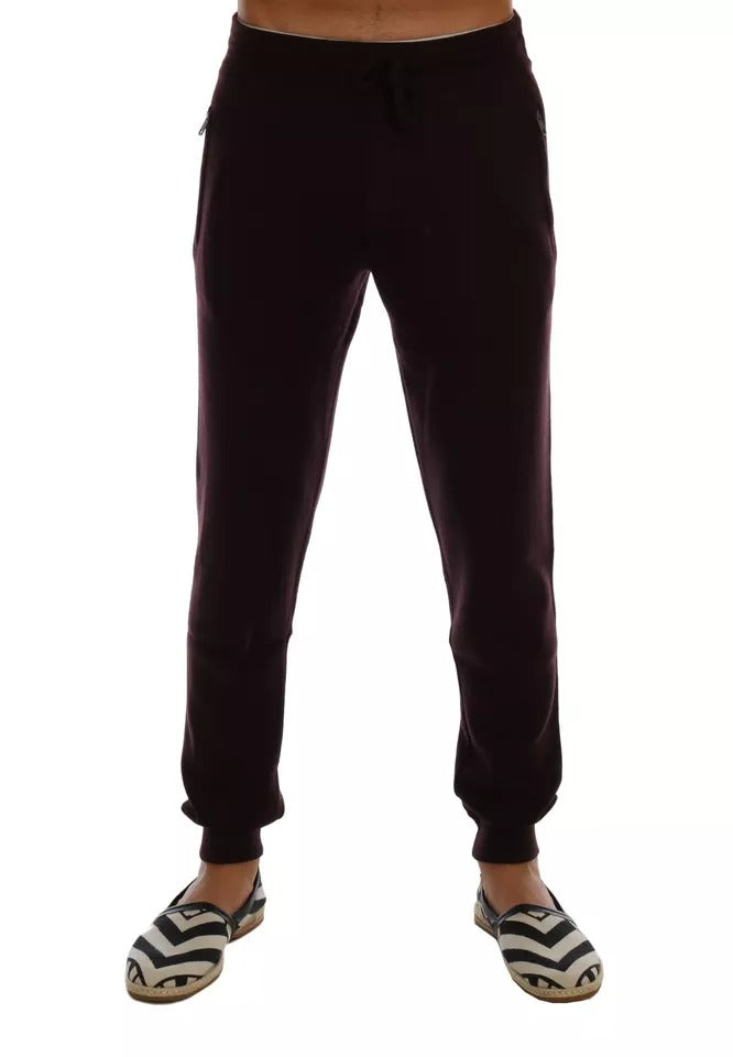 Dolce & Gabbana Purple Cashmere Gym Training Sport Pants -   -  Dolce & Gabbana.
