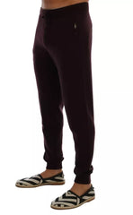 Dolce & Gabbana Purple Cashmere Gym Training Sport Pants -   -  Dolce & Gabbana.