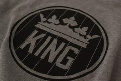 Dolce & Gabbana Gray Crown King Cotton Pullover Sweater -   -  Dolce & Gabbana.
