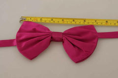 Dolce & Gabbana Pink Silk Adjustable Neck Bow Tie Men -  Neckties, Men -  Dolce & Gabbana.