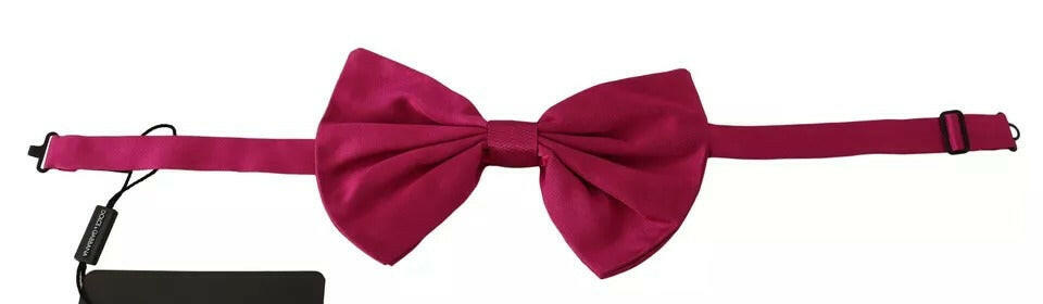Dolce & Gabbana Pink Silk Adjustable Neck Bow Tie Men -  Neckties, Men -  Dolce & Gabbana. Dolce & Gabbana Pink Silk Adjustable Neck Bow Tie Men -  Neckties, Men -  Dolce & Gabbana.