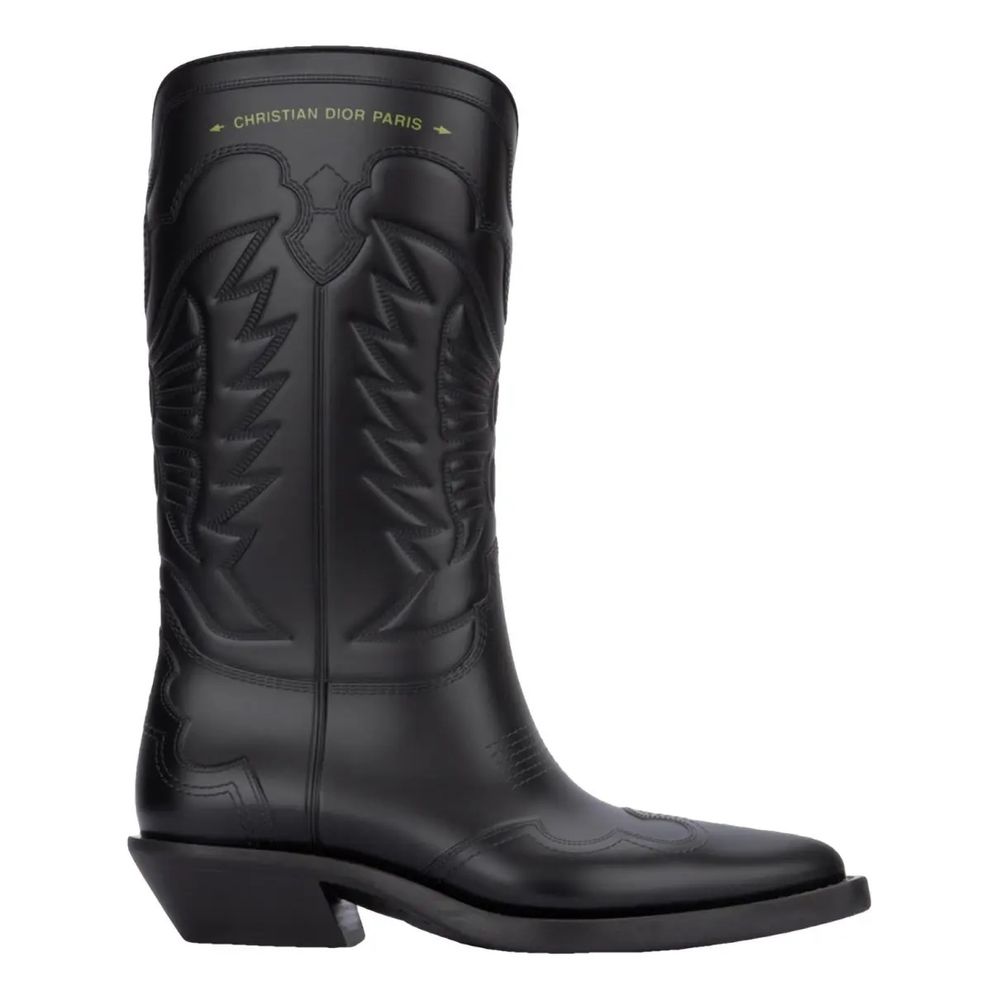 Dior Black Leather Boot -   -  Dior.