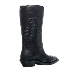 Dior Black Leather Boot -   -  Dior.