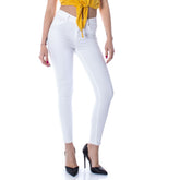 Only White Cotton Skinny Jean -   -  Only.