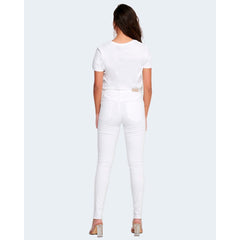 Only White Cotton Skinny Jean -   -  Only.