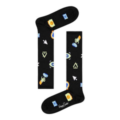Happy Socks Black Cotton Sock -   -  Happy Socks.