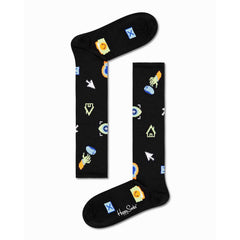 Happy Socks Black Cotton Sock -   -  Happy Socks.