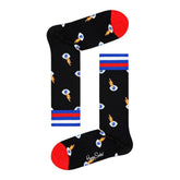 Happy Socks Black Cotton Sock -   -  Happy Socks.