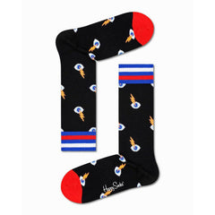 Happy Socks Black Cotton Sock -   -  Happy Socks.