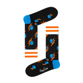 Happy Socks Black Cotton Sock -   -  Happy Socks.