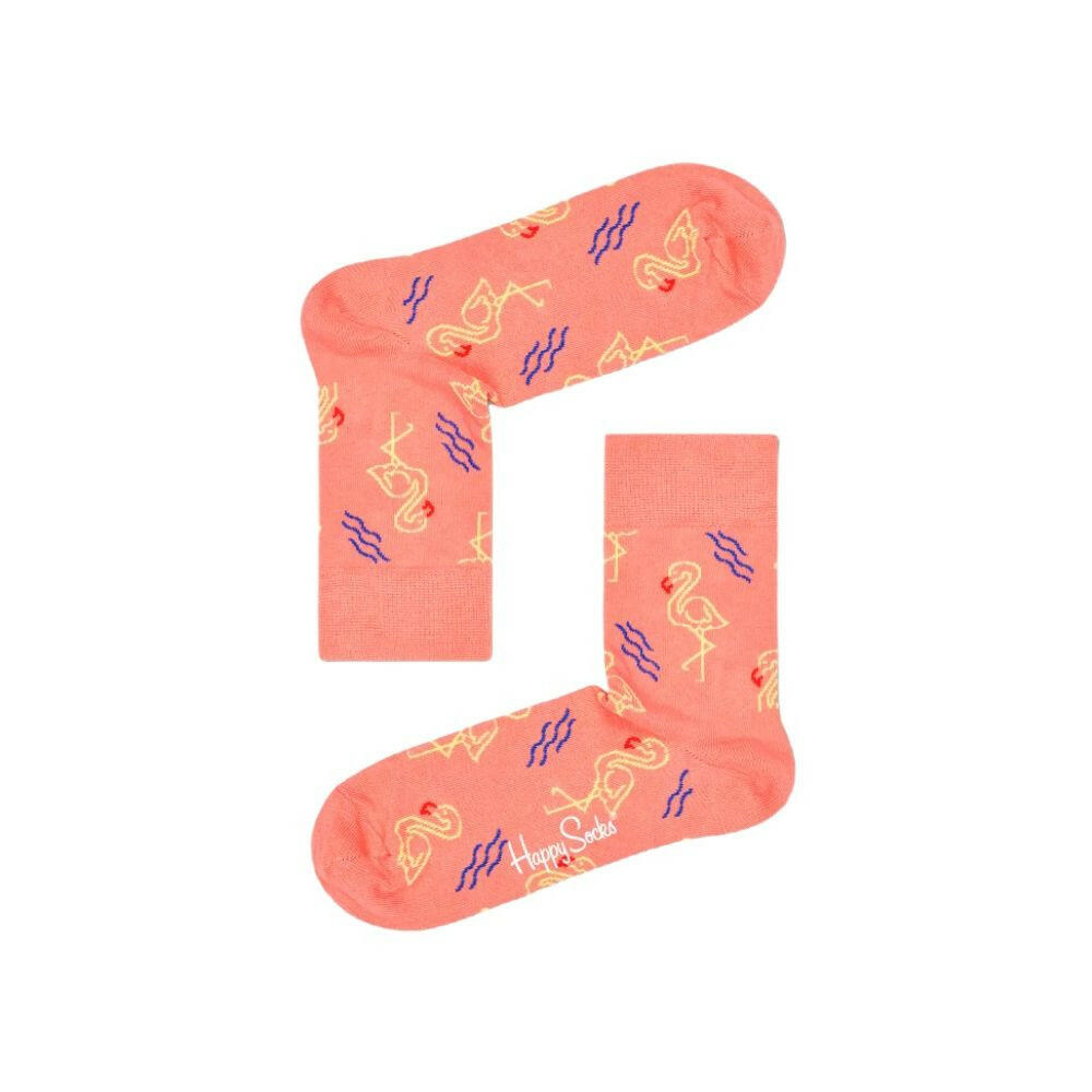 Happy Socks Orange Cotton Sock -   -  Happy Socks.