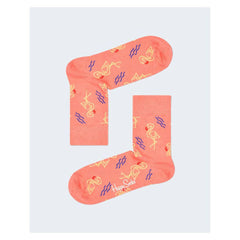 Happy Socks Orange Cotton Sock -   -  Happy Socks.