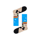 Happy Socks Blue Cotton Sock -   -  Happy Socks.