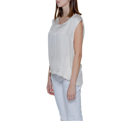 Street One Cream Viscose Blouse -   -  Street One.