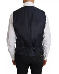 Dolce & Gabbana Blue Wool MARTINI Blazer Vest 2 Piece -   -  Dolce & Gabbana.
