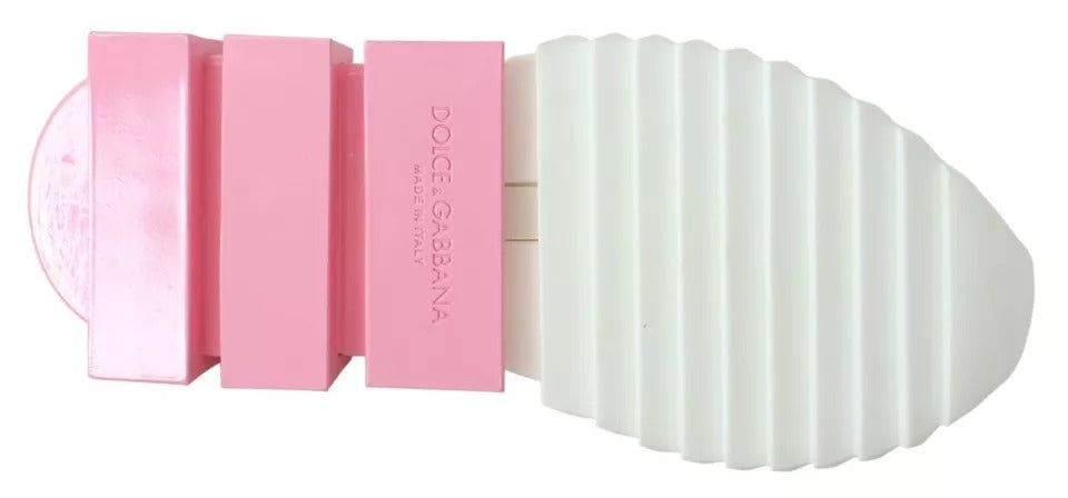 Dolce & Gabbana Pink White Logo Sorrento Sneakers Shoes -   -  Dolce & Gabbana. Dolce & Gabbana Pink White Logo Sorrento Sneakers Shoes -   -  Dolce & Gabbana.