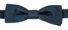 Dolce & Gabbana Blue 100% Silk Adjustable Neck Bow Tie Mens -   -  Dolce & Gabbana.