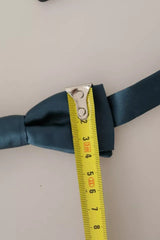 Dolce & Gabbana Blue 100% Silk Adjustable Neck Bow Tie Mens -   -  Dolce & Gabbana.