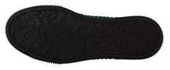 Dolce & Gabbana Green Corduroy High Tops Sneakers Mens Casual Shoes -   -  Dolce & Gabbana.