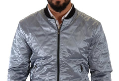 Dolce & Gabbana Light Blue Bomber Coat Men Jacket -   -  Dolce & Gabbana.
