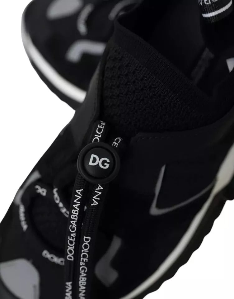Dolce & Gabbana Black White Logo Sorrento Mens Sneakers Shoes -   -  Dolce & Gabbana. Dolce & Gabbana Black White Logo Sorrento Mens Sneakers Shoes -   -  Dolce & Gabbana.