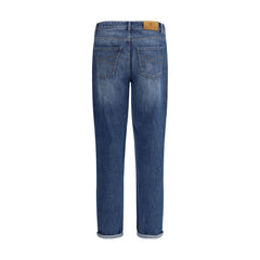 Brunello Cucinelli Cuffed Jeans -   -  Brunello Cucinelli.