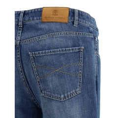 Brunello Cucinelli Cuffed Jeans -   -  Brunello Cucinelli.