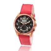 Bobroff Red Leather Watch -   -  Bobroff.