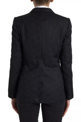 Dolce & Gabbana Black Long Sleeve Coat Blazer Jacket -   -  Dolce & Gabbana.